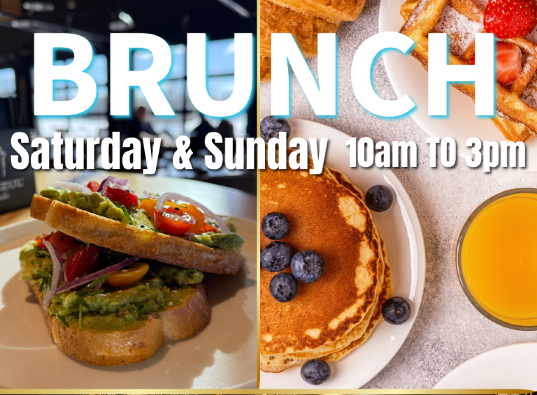 brunch menu items pancakes waffles bloody mary bar