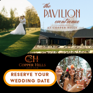 reserve wedding date copper hills venue