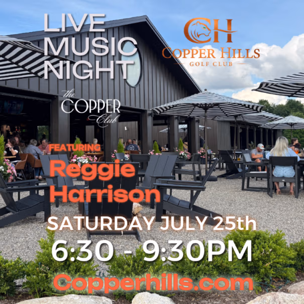 Live Music patio reggie harrison at copper hills