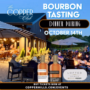 Bourbon Tasting Dinner October 14th