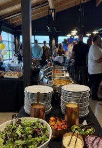 Holiday parties buffet and event gathering at the Copper Club at Copper Hills Golf Club near Rochester, Michigan