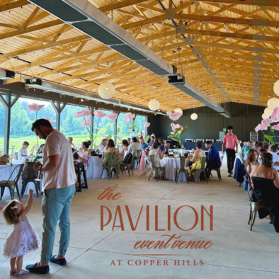 The Large pavilion event venue at Copper Hills Golf Club seating 40 to 299 guests