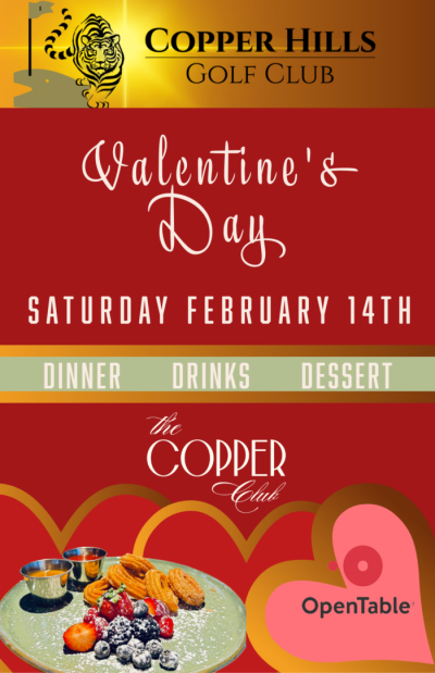 Valentine's Day with dessert